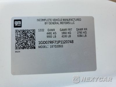 Zdjęcie 12 z 15 samochodu: 2023 GMC SAVANA CUTAWAY G3500 VIN:1GD07RF71P1120748 - miniatura