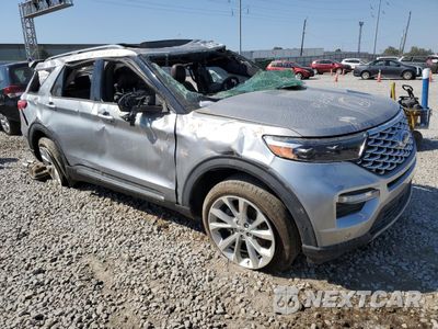 Czwarte zdjęcie samochodu z boku: 2021 FORD EXPLORER PLATINUM VIN:1FM5K8HC7MGA45457 - miniatura