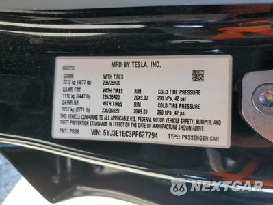 Zdjęcie 12 z 14 samochodu: 2023 TESLA MODEL 3 VIN:5YJ3E1EC3PF627794 - miniatura