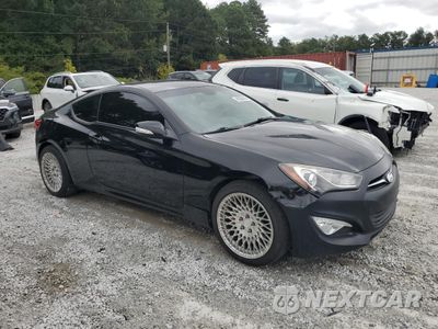 Czwarte zdjęcie samochodu z boku: 2015 HYUNDAI GENESIS COUPE 3.8L VIN:KMHHT6KJ6FU127271 - miniatura