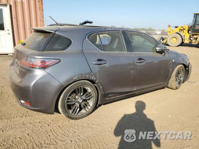 Trzecie zdjęcie samochodu z tyłu: 2012 LEXUS CT 200 VIN:JTHKD5BH1C2078971 - miniatura