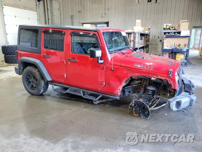 Czwarte zdjęcie samochodu z boku: 2016 JEEP WRANGLER UNLIMITED SPORT VIN:1C4BJWDG6GL209526 - miniatura