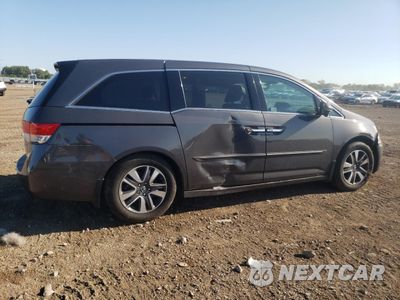 Trzecie zdjęcie samochodu z tyłu: 2016 HONDA ODYSSEY TOURING VIN:5FNRL5H93GB041670 - miniatura