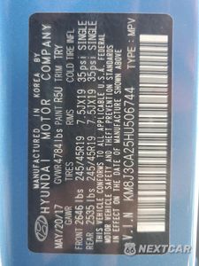 Zdjęcie 14 z 17 samochodu: 2017 HYUNDAI TUCSON LIMITED VIN:KM8J3CA25HU506744 - miniatura