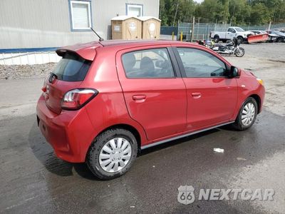 Trzecie zdjęcie samochodu z tyłu: 2021 MITSUBISHI MIRAGE ES VIN:ML32AUHJ4MH010485 - miniatura