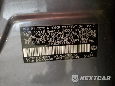 Zdjęcie 12 z 14 samochodu: 2017 LEXUS IS 200T VIN:JTHBA1D20H5056427 - miniatura