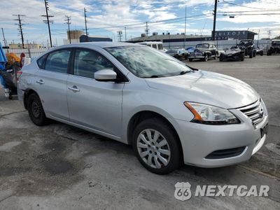 Czwarte zdjęcie samochodu z boku: 2014 NISSAN SENTRA S VIN:3N1AB7AP6EY226675 - miniatura
