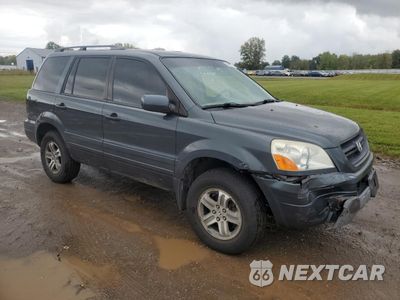 Czwarte zdjęcie samochodu z boku: 2004 HONDA PILOT EXL VIN:2HKYF18524H552891 - miniatura