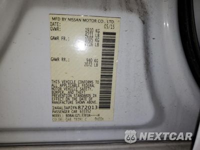 Zdjęcie 12 z 12 samochodu: 2015 NISSAN ALTIMA 2.5 VIN:1N4AL3AP2FN872013 - miniatura