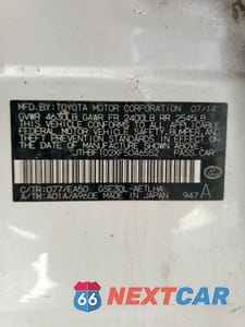 Zdjęcie 12 z 14 samochodu: 2015 LEXUS IS 250 VIN:JTHBF1D2XF5046552 - miniatura