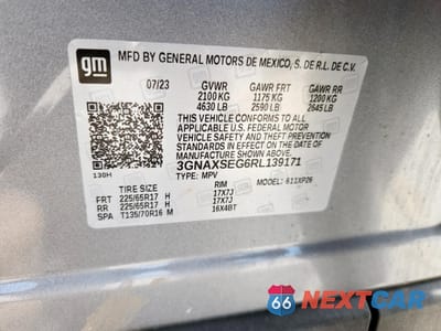 Zdjęcie 13 z 13 samochodu: 2024 CHEVROLET EQUINOX LS VIN:3GNAXSEG6RL139171 - miniatura