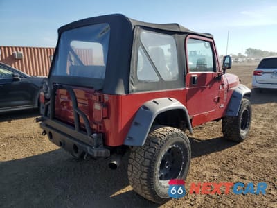 Trzecie zdjęcie samochodu z tyłu: 1999 JEEP WRANGLER / TJ SPORT VIN:1J4FY19S8XP480961 - miniatura