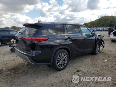 Trzecie zdjęcie samochodu z tyłu: 2021 TOYOTA HIGHLANDER PLATINUM VIN:5TDFZRBH8MS137651 - miniatura