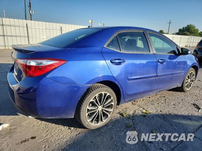 Trzecie zdjęcie samochodu z tyłu: 2014 TOYOTA COROLLA L VIN:5YFBURHE7EP153327 - miniatura