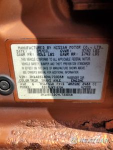 Zdjęcie 12 z 12 samochodu: 2004 NISSAN SENTRA SE-R SPEC V VIN:3N1AB51D04L733058 - miniatura