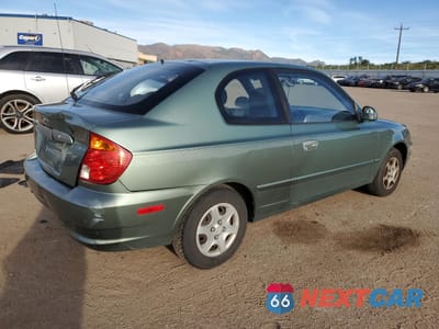 Trzecie zdjęcie samochodu z tyłu: 2004 HYUNDAI ACCENT GL VIN:KMHCG35C14U308396 - miniatura