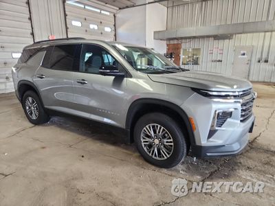 Czwarte zdjęcie samochodu z boku: 2025 CHEVROLET TRAVERSE LT VIN:1GNERGRS4SJ221940 - miniatura