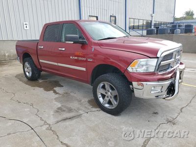 Czwarte zdjęcie samochodu z boku: 2012 DODGE RAM 1500 SLT VIN:1C6RD7LT0CS306139 - miniatura
