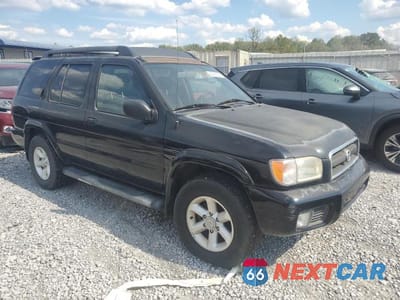 Czwarte zdjęcie samochodu z boku: 2003 NISS PATHFINDER LE VIN:JN8DR09Y33W834494 - miniatura