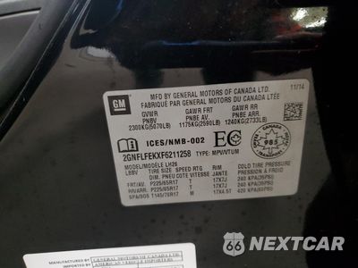 Zdjęcie 13 z 15 samochodu: 2015 CHEVROLET EQUINOX LT VIN:2GNFLFEKXF6211258 - miniatura