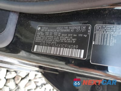 Zdjęcie 13 z 13 samochodu: 2001 BMW 530 I AUTOMATIC VIN:WBADT634X1CF14089 - miniatura