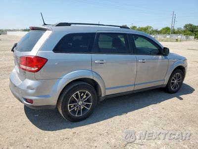 Trzecie zdjęcie samochodu z tyłu: 2019 DODGE JOURNEY SE VIN:3C4PDCBB9KT719675 - miniatura