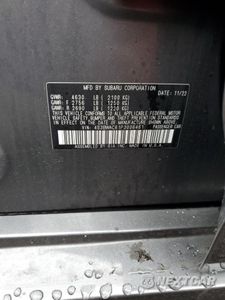 Zdjęcie 12 z 13 samochodu: 2023 SUBARU LEGACY PREMIUM VIN:4S3BWAC61P3006461 - miniatura