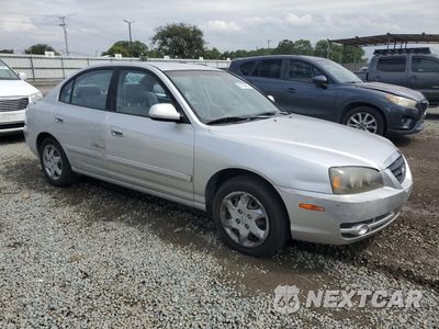 Czwarte zdjęcie samochodu z boku: 2004 HYUNDAI ELANTRA GLS VIN:KMHDN46D64U819609 - miniatura