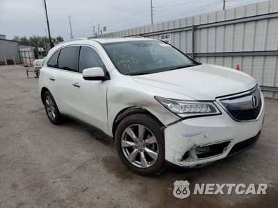 Czwarte zdjęcie samochodu z boku: 2016 ACURA MDX ADVANCE VIN:5FRYD4H90GB001838 - miniatura