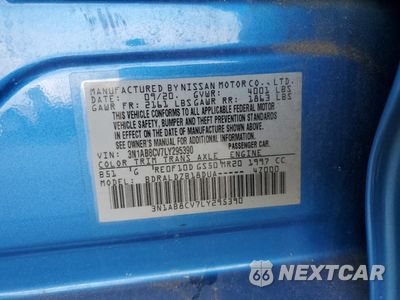 Zdjęcie 12 z 15 samochodu: 2020 NISSAN SENTRA SV VIN:3N1AB8CV7LY295390 - miniatura