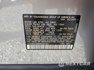 Zdjęcie 14 z 15 samochodu: 2025 VOLKSWAGEN ATLAS SE VIN:1V2DR2CA8SC539103 - miniatura