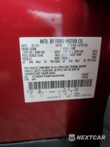 Zdjęcie 13 z 13 samochodu: 2015 FORD EXPLORER LIMITED VIN:1FM5K7F84FGA41054 - miniatura