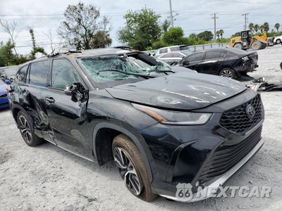 Czwarte zdjęcie samochodu z boku: 2021 TOYOTA HIGHLANDER XSE VIN:5TDLZRAH5MS068051 - miniatura