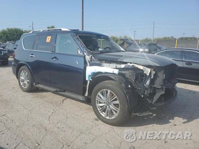Czwarte zdjęcie samochodu z boku: 2020 INFINITI QX80 LUXE VIN:JN8AZ2NF6L9706302 - miniatura