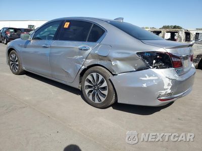 Drugie zdjęcie samochodu z przodu: 2017 HONDA ACCORD HYBRID VIN:JHMCR6F31HC021083 - miniatura