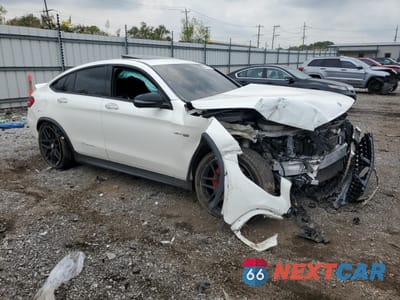 Czwarte zdjęcie samochodu z boku: 2019 MERCEDES-BENZ GLC COUPE 63 S 4MATIC AMG VIN:WDC0J8KB9KF570678 - miniatura