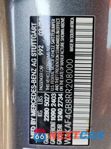 Zdjęcie 12 z 12 samochodu: 2024 MERCEDES-BENZ C 300 VIN:W1KAF4GB8RR208000 - miniatura