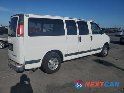 Trzecie zdjęcie samochodu z tyłu: 1998 CHEVROLET EXPRESS G1500 VIN:1GNFG15R6W1060684 - miniatura
