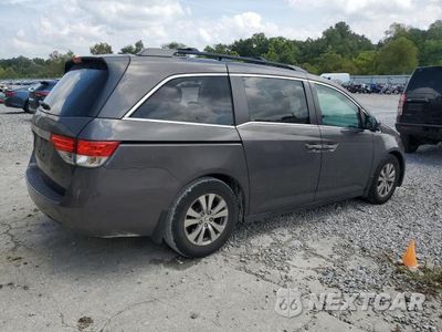 Trzecie zdjęcie samochodu z tyłu: 2016 HONDA ODYSSEY EXL VIN:5FNRL5H61GB030477 - miniatura