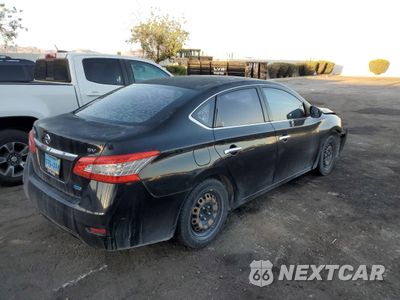 Trzecie zdjęcie samochodu z tyłu: 2014 NISSAN SENTRA S VIN:3N1AB7AP8EY252792 - miniatura