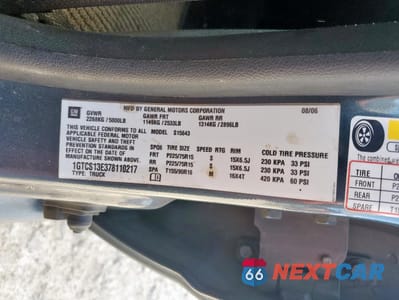 Zdjęcie 12 z 12 samochodu: 2007 GMC CANYON VIN:1GTCS13E378110217 - miniatura