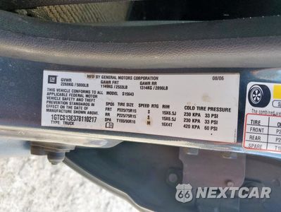 Zdjęcie 12 z 12 samochodu: 2007 GMC CANYON VIN:1GTCS13E378110217 - miniatura