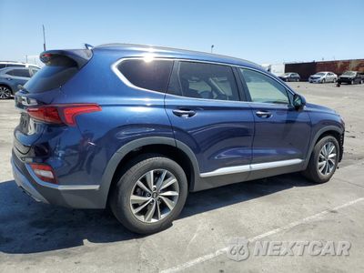 Trzecie zdjęcie samochodu z tyłu: 2019 HYUNDAI SANTA FE SEL VIN:5NMS33AD8KH065278 - miniatura