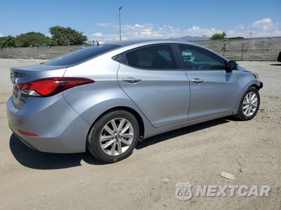 Trzecie zdjęcie samochodu z tyłu: 2015 HYUNDAI ELANTRA SE VIN:5NPDH4AE8FH596210 - miniatura