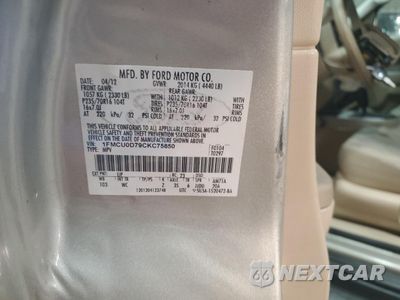 Zdjęcie 12 z 12 samochodu: 2012 FORD ESCAPE XLT VIN:1FMCU0D79CKC75850 - miniatura