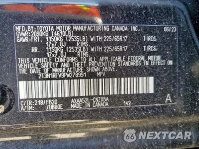 Zdjęcie 14 z 15 samochodu: 2023 TOYOTA RAV4 LE VIN:2T3H1RFV9PW278991 - miniatura