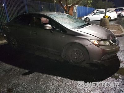 Czwarte zdjęcie samochodu z boku: 2013 HONDA CIVIC LX VIN:2HGFB2F57DH571829 - miniatura