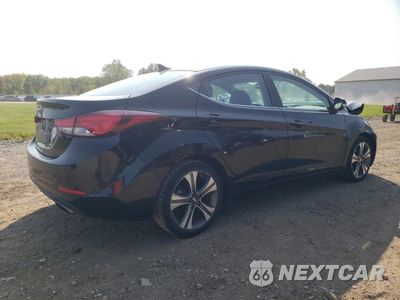 Trzecie zdjęcie samochodu z tyłu: 2014 HYUNDAI ELANTRA SE VIN:KMHDH4AH9EU153199 - miniatura
