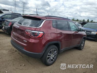 Trzecie zdjęcie samochodu z tyłu: 2020 JEEP COMPASS LATITUDE VIN:3C4NJDBB2LT255412 - miniatura