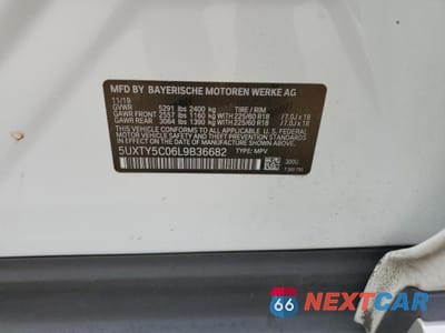 Zdjęcie 13 z 13 samochodu: 2020 BMW X3 XDRIVE30I VIN:5UXTY5C06L9B36682 - miniatura